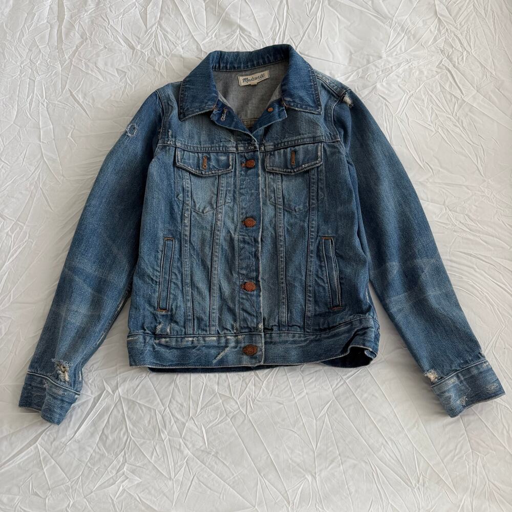 Madewell The Jean Jacket Pinter Wash Blue Women’s Size S